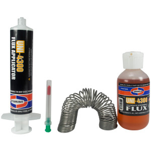 Uniweld UNI-4300 P4KD9S Aluminium Welding Kit includes 10ft Aluminum Solder, 2oz Flux Bottle and Metal Tip Flux Applicator Uniweld UNI-4300 P4KD9S Aluminium Welding Kit includes 10ft Aluminum Solder, 2oz Flux Bottle and Metal Tip Flux Applicator