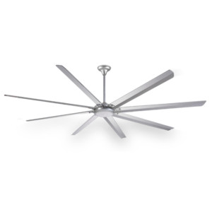 Ventilador De Techo S&amp;P Hvf-2500A 127v acabado Aluminio