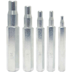 Appli Parts APT-SP193 Swaging Punch Kit for 1/4, 5/16, 3/8, 1/2, 5/8 in Diameter Copper Tube and other soft metals Expanding Tool