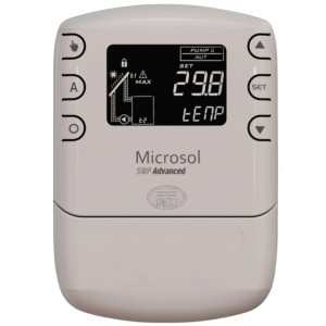 Controlador Electronico Full Gauge Calefaccion  Solar 110/220v Microsol Swp Advanced
